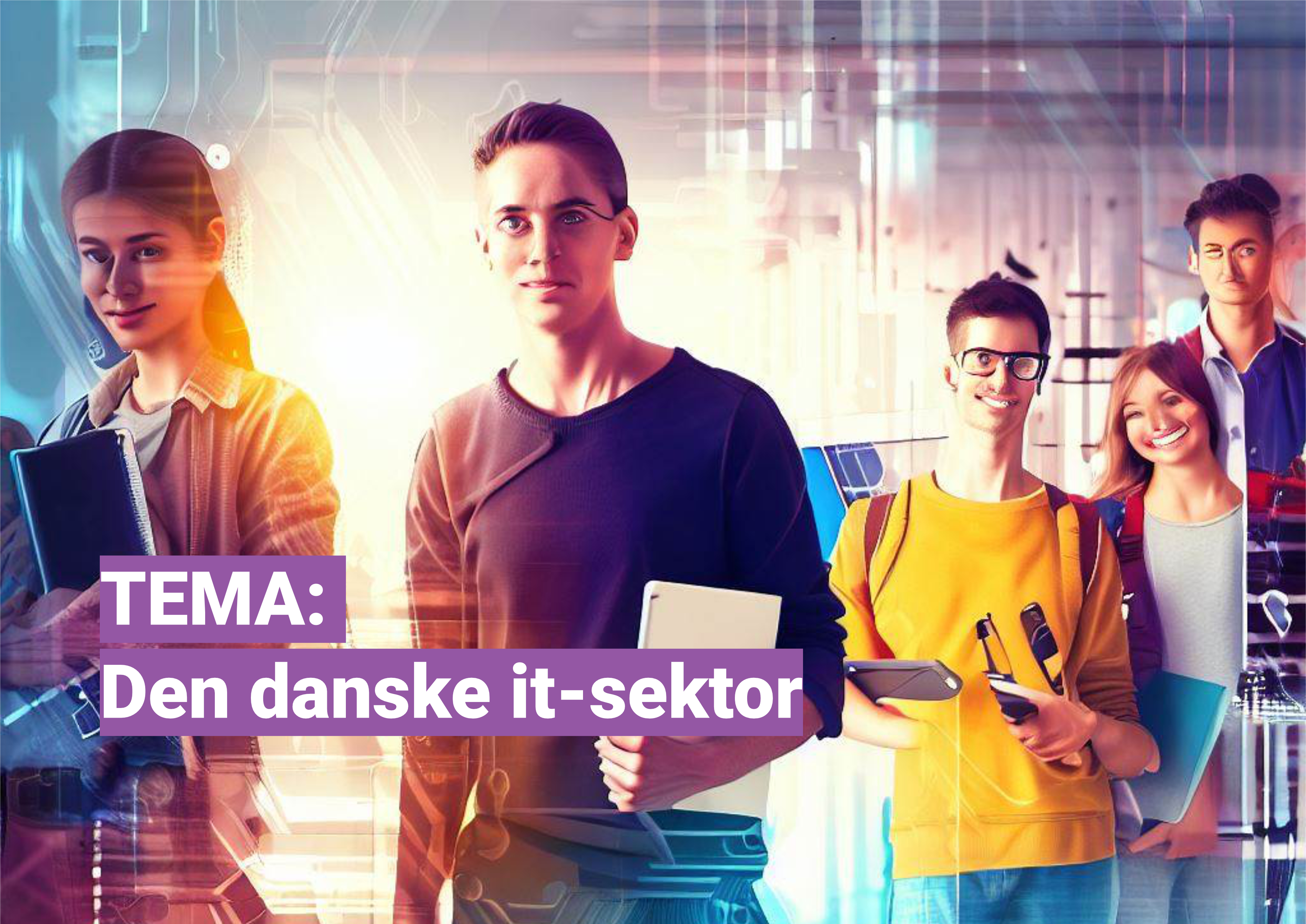 TEMA om it-sektoren: It-arbejdsmarked og uddannelsesniveau - meget mere end techvirksomheder